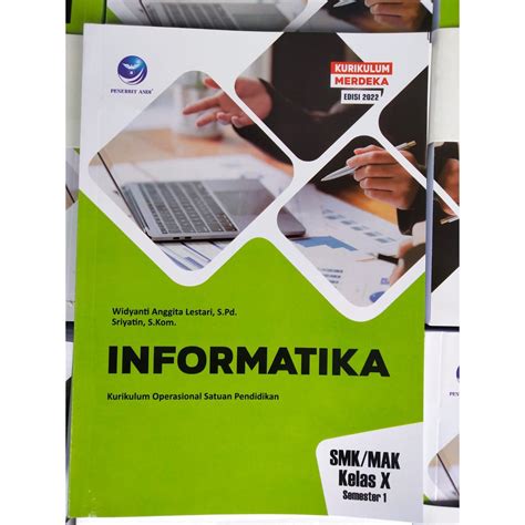 Jual Informatika Untuk Smk Mak Kelas X Semester Kurikulum