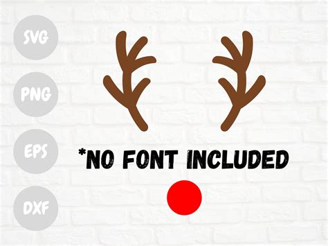 Rudolph Frame Svg Reindeer Frame Svg Dxf Png Eps Etsy