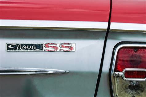 Chevrolet Nova Ss Taillight Emblem Photograph By Jill Reger Pixels