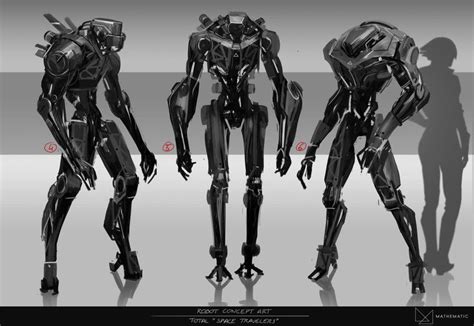 Artstation Robot Concept Art Space Travellers Fred Augis In