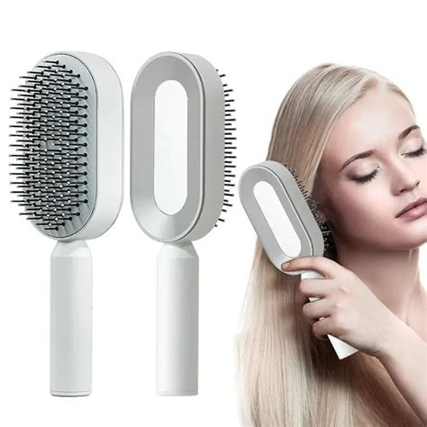 Self Cleaning Hair Brush 3d Air Cushion Massage Comb Airbag Massage Brush One Key Cleaning