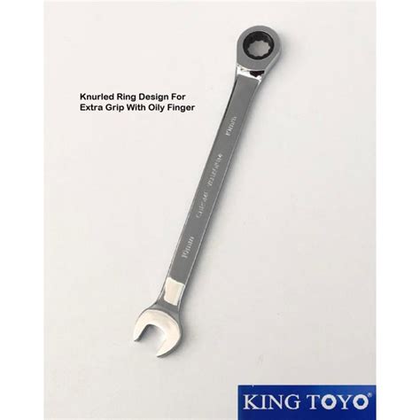 King Toyo Combination Ratchet Wrench Spanner For Automotive Sector