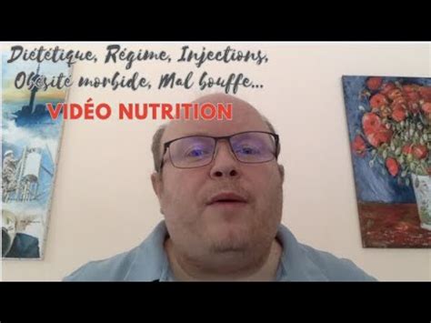 Vidéo nutrition Cure d amaigrissement Diététique Injections