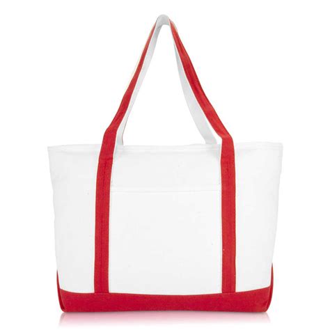 Dalix 23 Premium 24 Oz Cotton Canvas Shopping Tote Bag