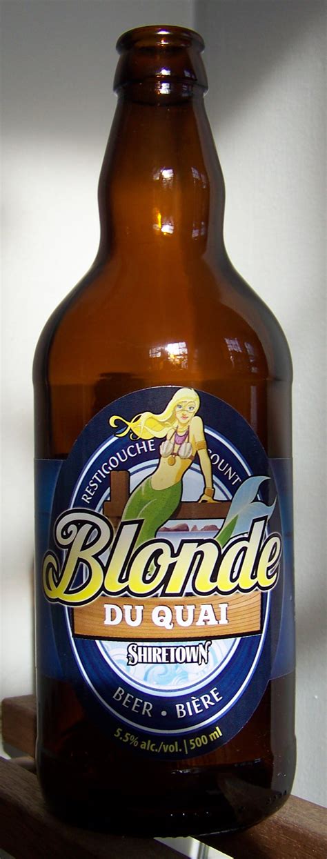 Beer Maven Blonde Du Quai Shiretown Canada New Brunswick Dalhousie