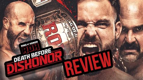 Roh Death Before Dishonor Review Bryan Danielson Update Youtube