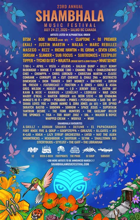 Shambhala Music Festival Lineup