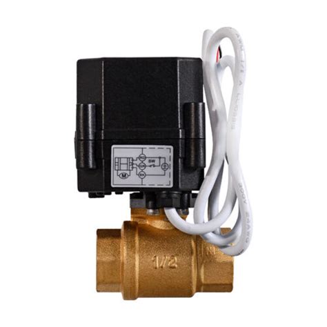 Motorized Electric Ball Valve To Volt Slow Close Wire