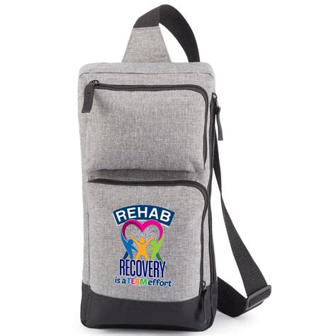 Rehab Recovery Is A Team Effort Modesto Multi Pocket Sling Bag Positive Promotions