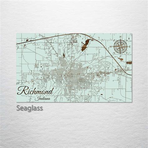 Richmond, Indiana Street Map – Fire & Pine