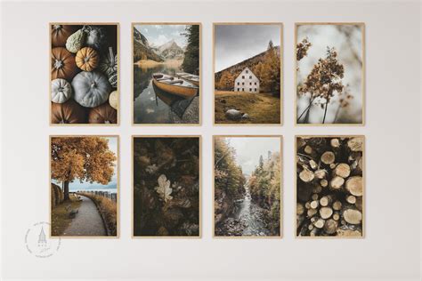 Fall Wall Art Autumn Gallery Wall Set of 16 Autumn Printable - Etsy