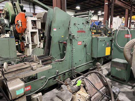 Used ROWE 4 000 LB X 30 C 150 CRADLE TYPE Coil Feed Lines 13476J