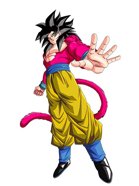 Ur Int Ssj4 Goku Render Dokkan Battle By Robzap18 On Deviantart