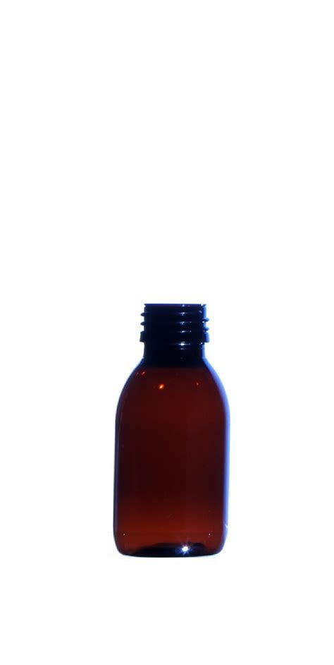 Ml Amber Pet Pharma Sirop Bottle Mm Ropp Neck Pcr Bluesky