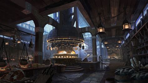 ArtStation - The Kitchens, Tommy Scott | Fantasy castle, Concept art ...