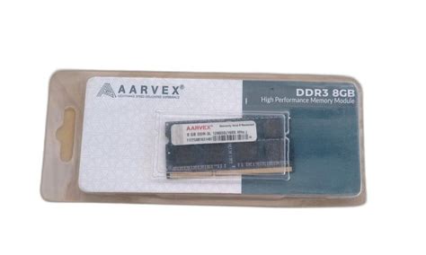 8 GB Aarvex DDR3 Laptop Ram 1600mhz At Rs 800 Piece In Indore ID