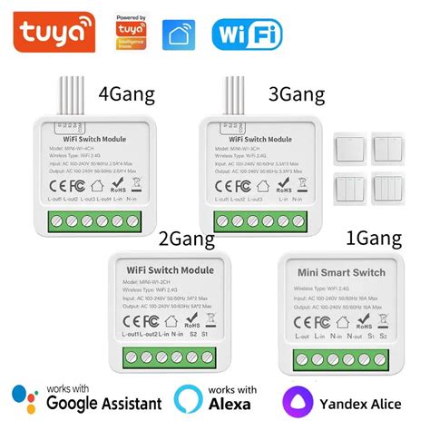 Tuya Mini Wifi Anahtar R Le 2 Y Nl Kontrol Anahtar Deste I G T