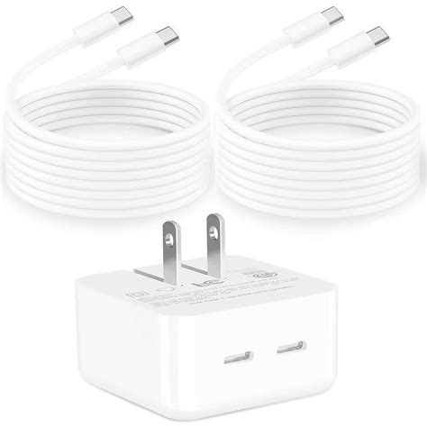 Afflux 15 Charger, 40W 2 Port (20W+20W) USB C PD Fast Wall Charger