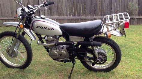 Honda Xl250 1972 Youtube