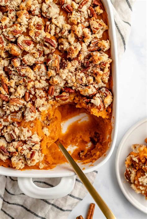 Vegan Sweet Potato Casserole Jessica In The Kitchen