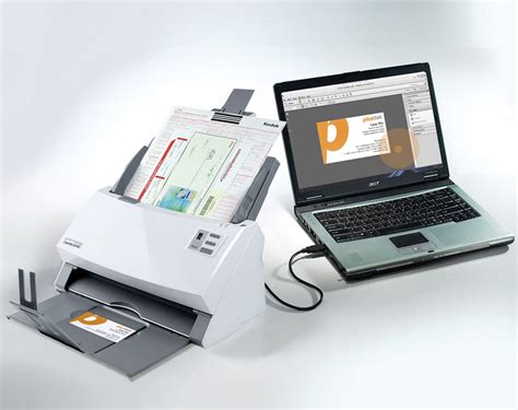 Plustek SmartOffice PS3180U A4 Size Sheet Feed ADF Scanner Computer