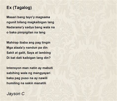 Spoken Word Poems About Love Tagalog | Sitedoct.org