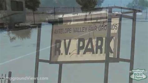 Antelope Valley Fairgrounds RV Park Lancaster California CA