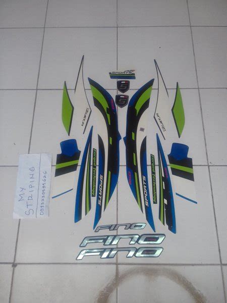 Jual Stiker Fino Sport 2015 Biru Hijau Di Lapak My Striping Bukalapak