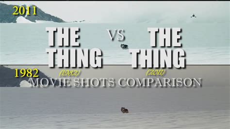 The Thing 1982 Vs The Thing 2011 Movie Shots Comparison Thething