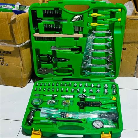 Tool Kit Tekiro 130 Pcs Kunci Set Mobil 130 Pcs Mechanc Tool Set