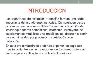 ECUACIONES OXIDO REDUCCION Y ELECTROQUIMICA PPT