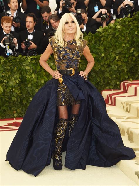 Donatella Versace Met Gala Dress 2018 | POPSUGAR Fashion