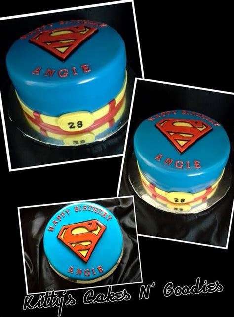 superman theme cake | Themed cakes, Cake, Cake decorating