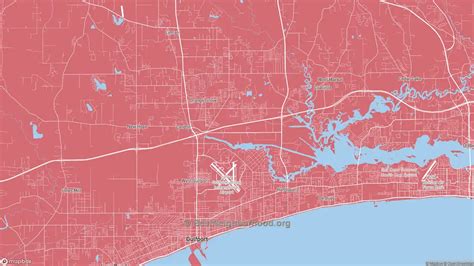 Harrison County Ms Political Map Democrat And Republican Areas In Harrison County