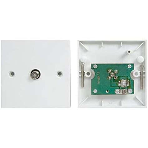 Single Satellite F Type Wall Plate Faceplate Socket Pcb Tv Connector