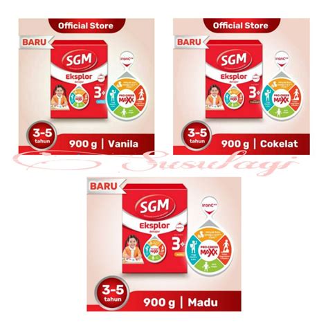 Jual Sgm Eksplor Rasa Vanila Madu Coklat G Shopee Indonesia