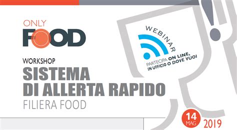 Sistema Di Allerta Rapido Workshop Per Operatori Alimentari Il