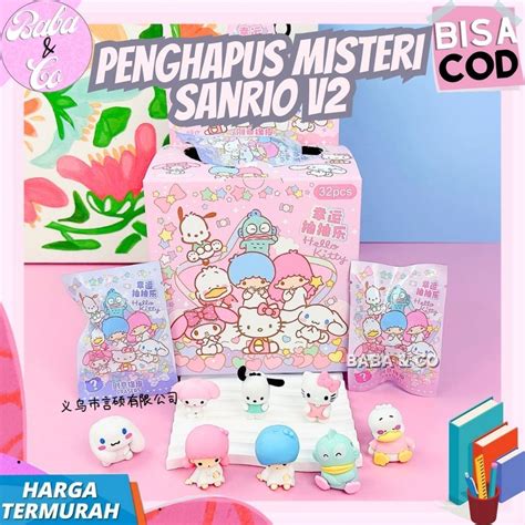 Jual Penghapus Misteri Sanrio Versi Mystery Pack Eraser Sanrio V