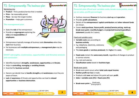 Grade 9 EMS Economics Summaries Term 4 Via Afrika