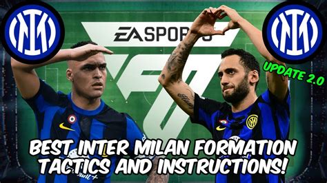 Ea Fc Best Inter Formation Tactics And Instructions Youtube