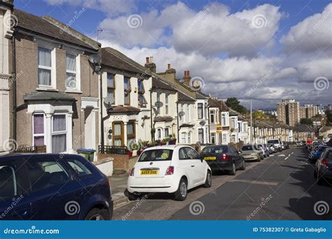 Row Of Traditional British Houses Editorial Photography Image Of