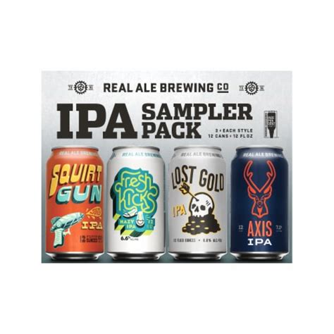 Real Ale IPA Sampler Pack Craft Beer Cans 12 Cans 12 Fl Oz Kroger