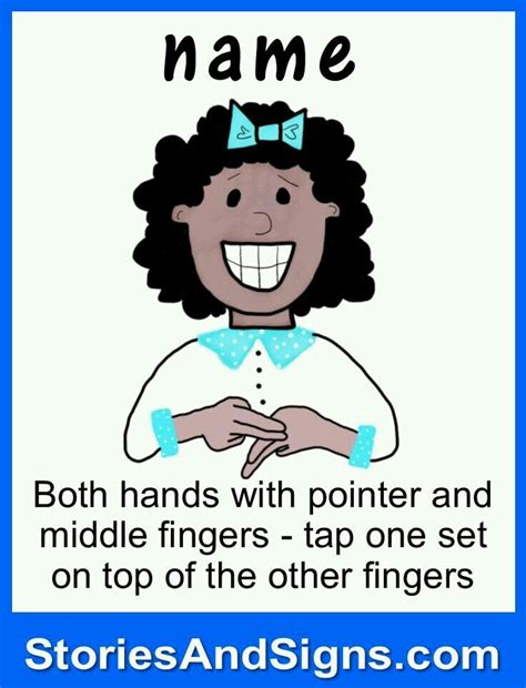 Name in sign language | How to say my name is in sign language, How to
