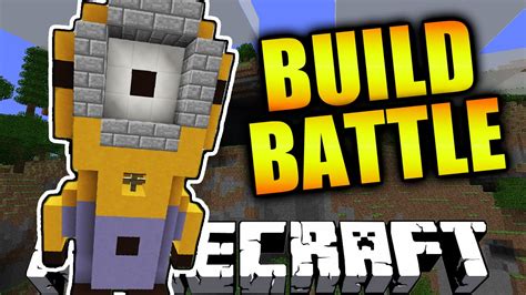 Minecraft TEAM BUILD BATTLE 5 MINION With Vikkstar123 Woofless