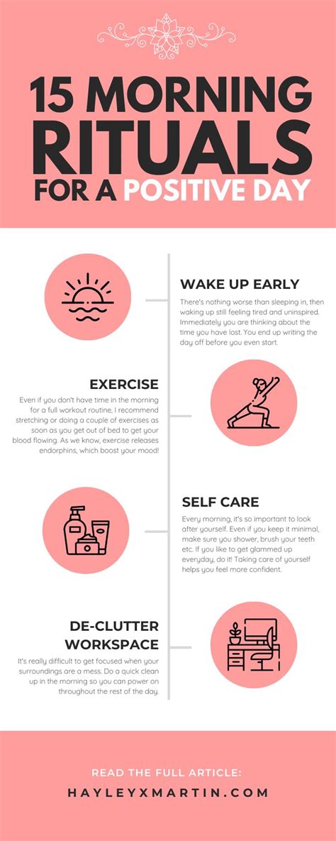 15 Morning Rituals For A Positive Day Hayleyxmartin Morning Ritual