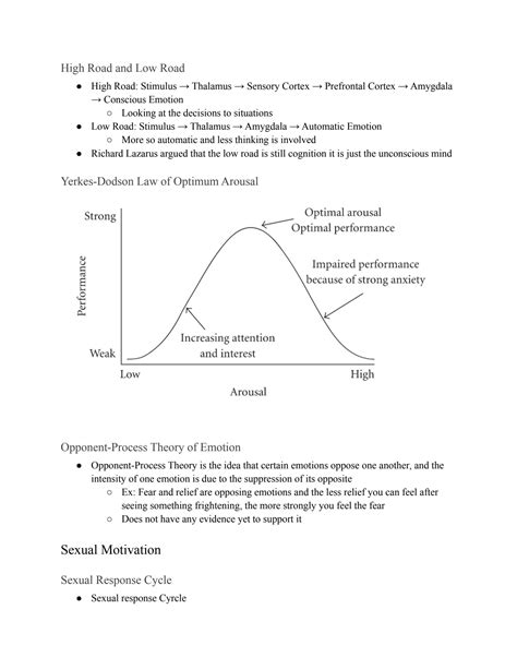 Solution Ap Psychology Unit Notes Motivation Emotion And Personality