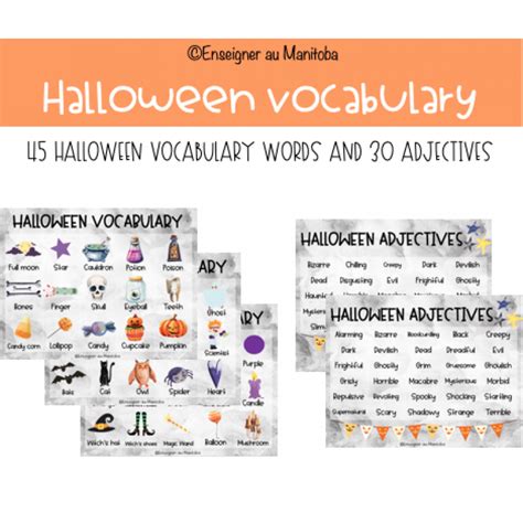 Halloween Vocabulary