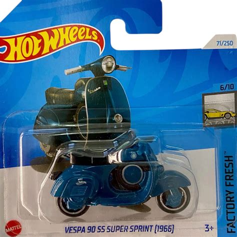 Hot Wheels Vespa Ss Super Sprint Blue