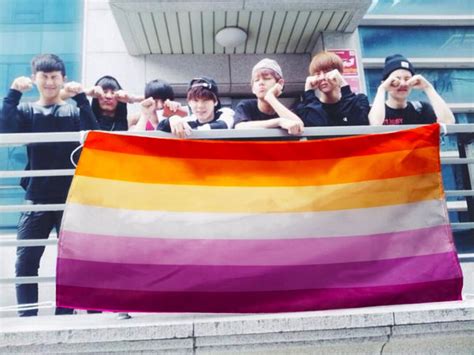 LESBIAN BTS Pride Edits