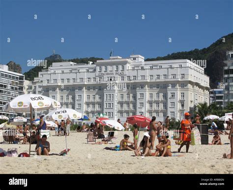 geography / travel, Brazil, Rio de Janeiro, beaches, Praia Copacabana, Copacabana Palace Hotel ...